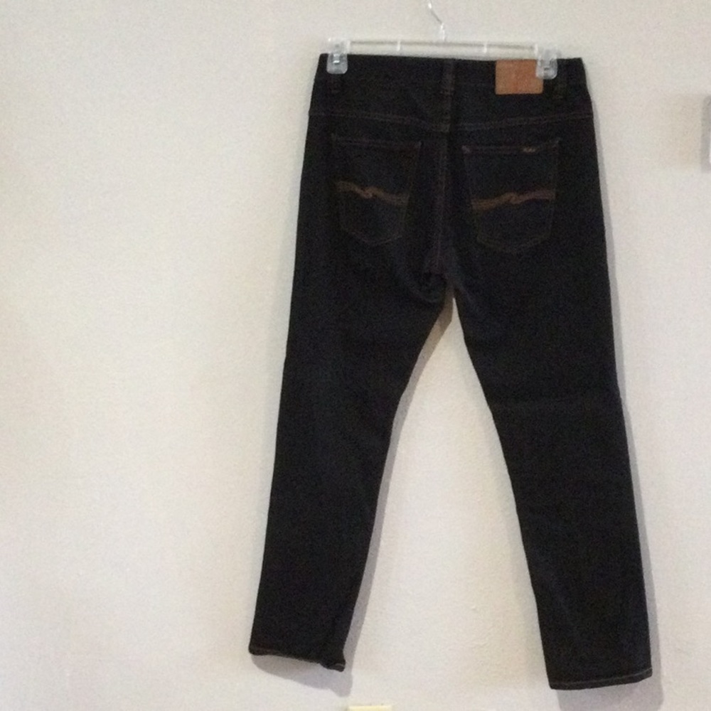 Nudie Slim Jim Black Jeans W 34 L33 - Picture 7 of 16